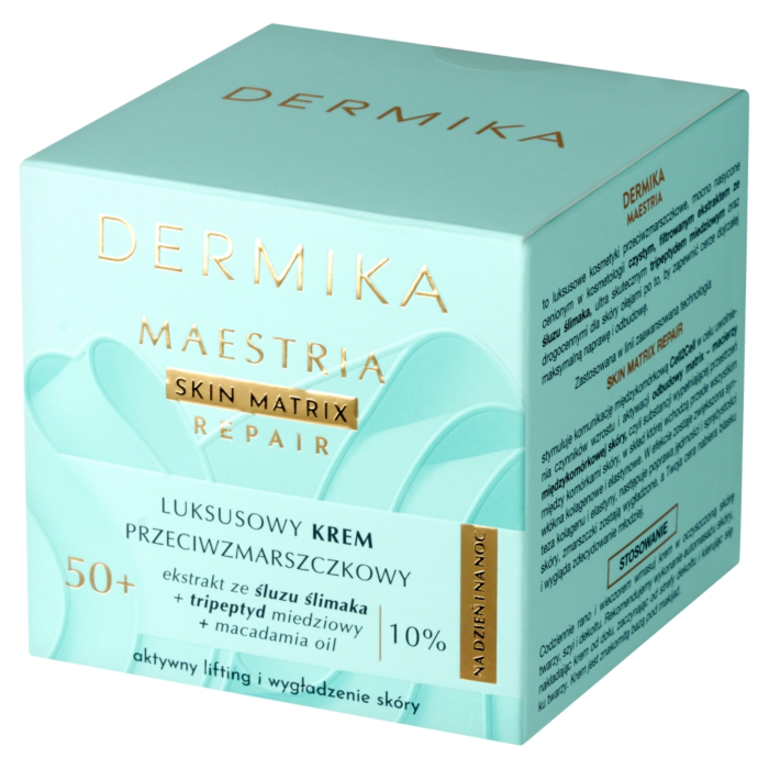 Dermika Maestria Luksusowy krem przeciwzmarszczkowy 50+ na dzień i na noc 50ml