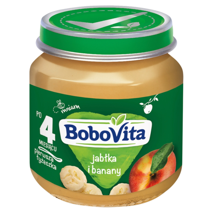 Bobovita Deser jabłka z delikatnym bananem