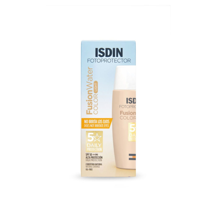 Isdin Fotoprotector Fusion Water Krem do twarzy SPF 50 Kolor Light 