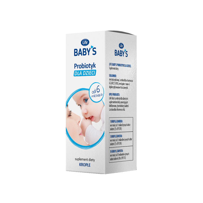 Life Baby's, Probiotyk dla dzieci od 6. miesiąca życia, Krople