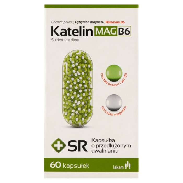 Katelin Mag B6+ SR Kapsułki