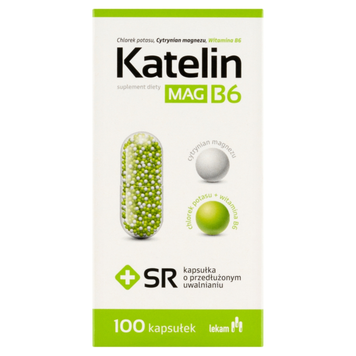 Katelin Mag B6, Magnez z witaminą B6, Kapsułki