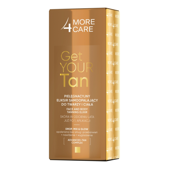 More4Care Get Your Tan Eliksir samoopalający do twarzy i ciała