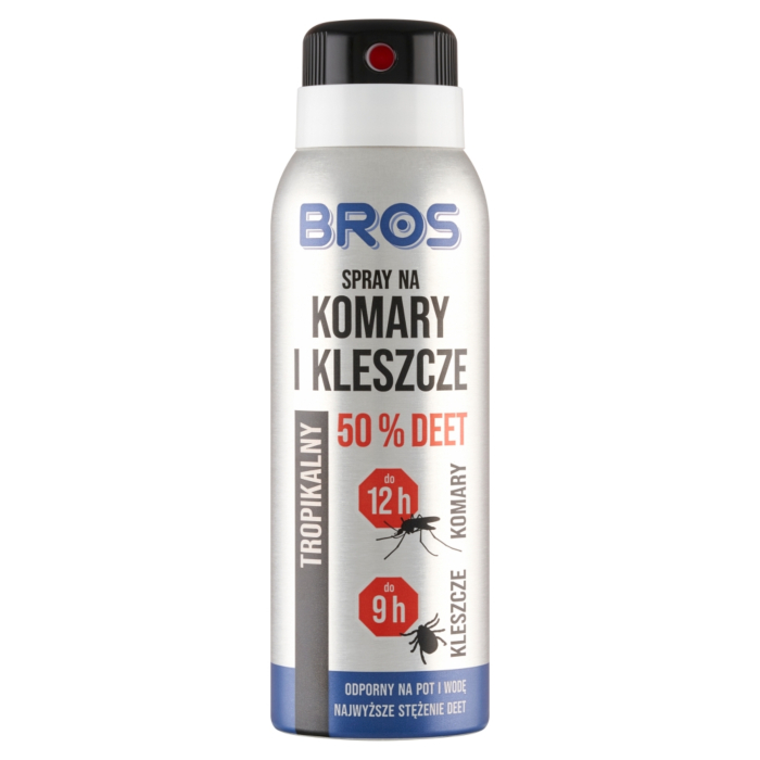 Bros 50% DEET - Spray na komary i kleszcze 90 ml
