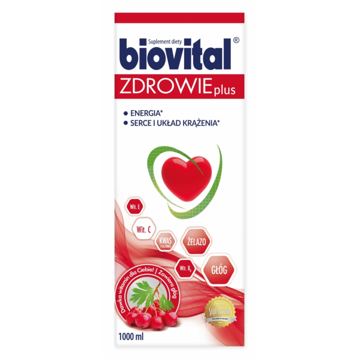 Biovital Zdrowie Plus, Suplement diety na wzmocnienie organizmu, Płyn 1 l