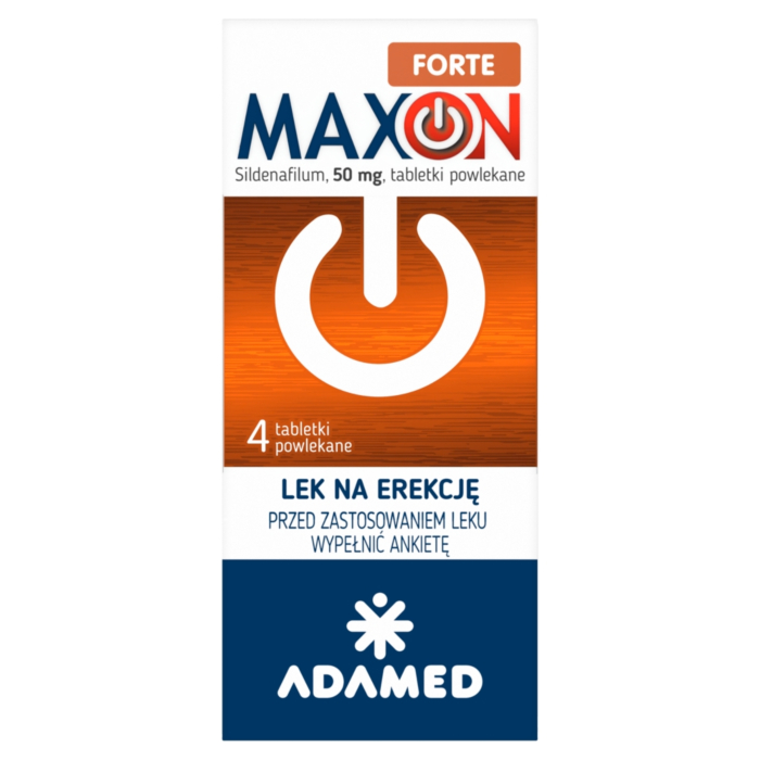 Maxon Forte 50 mg, 4 tabletki powlekane