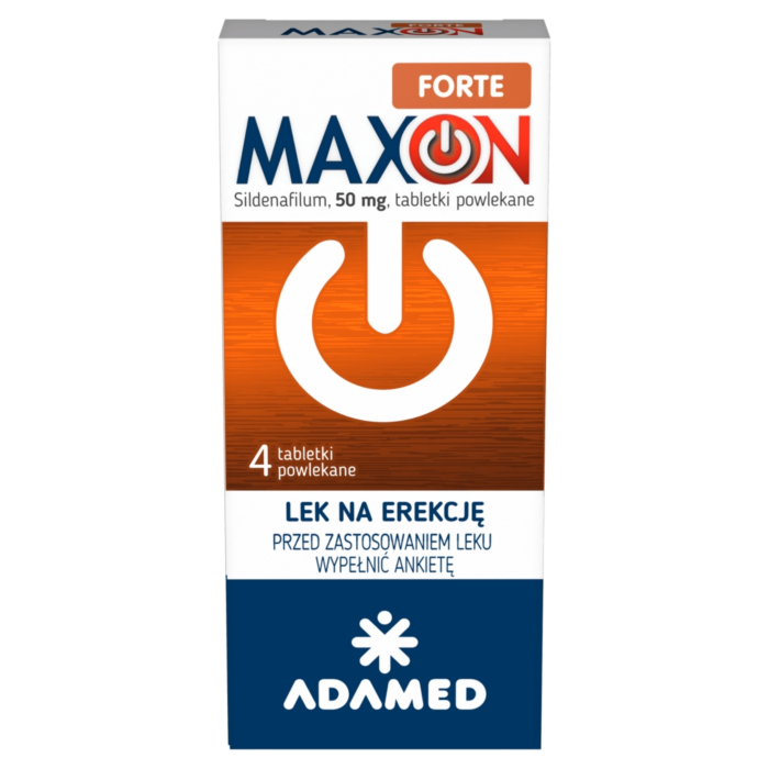 Maxon Forte 50 mg, 4 tabletki powlekane