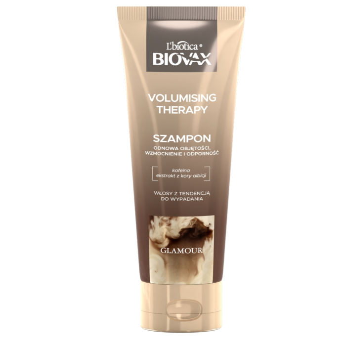 L'biotica Biovax Volumizing Therapy Szampon wzmacniający do włosów i skóry głowy 