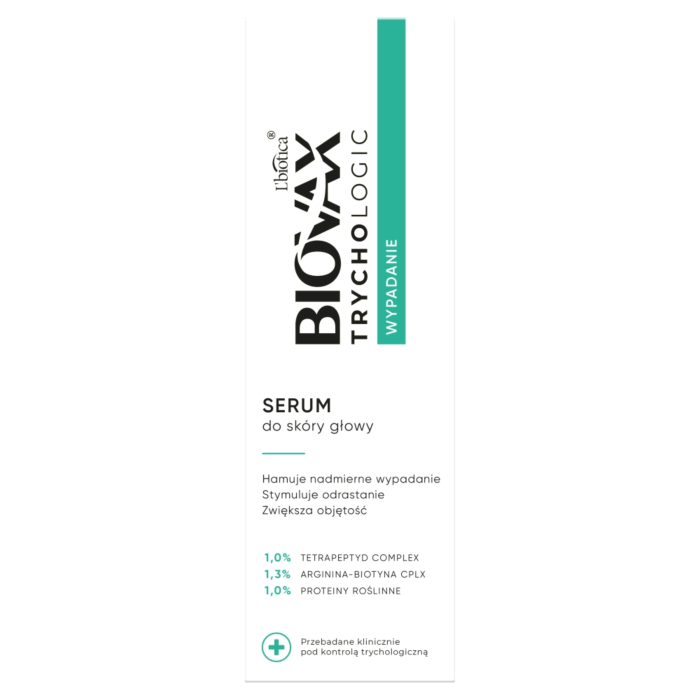 L'biotica Biovax Trychologic Wypadanie Stymulujące serum do skóry głowy 