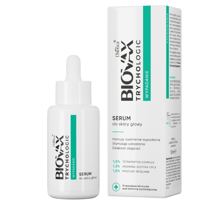 L'biotica Biovax Trychologic Wypadanie Stymulujące serum do skóry głowy 