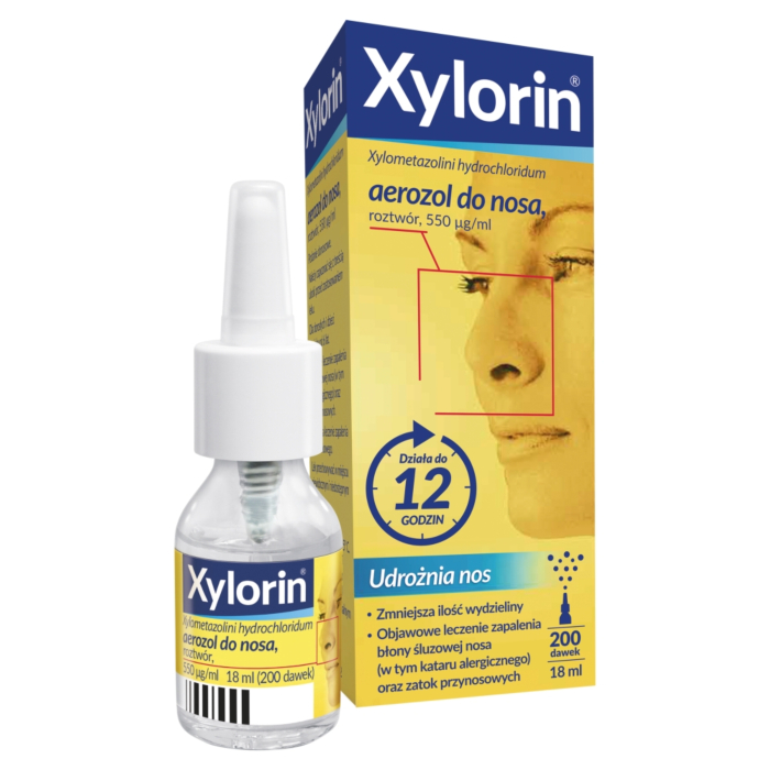 Xylorin 550 μg/ml aerozol do nosa