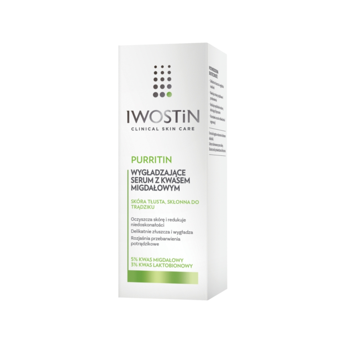 Iwostin Purritin 5% Kwas Migdałowy + 3% Kwas Laktobionowy Peelingujące serum do twarzy