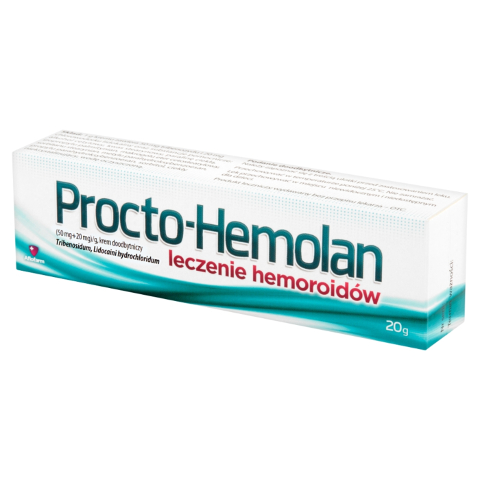 Procto-Hemolan (50mg+20mg)/g, Krem doodbytniczy