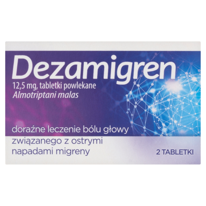 Dezamigren 12,5 mg, Tabletki powlekane, 2 szt.