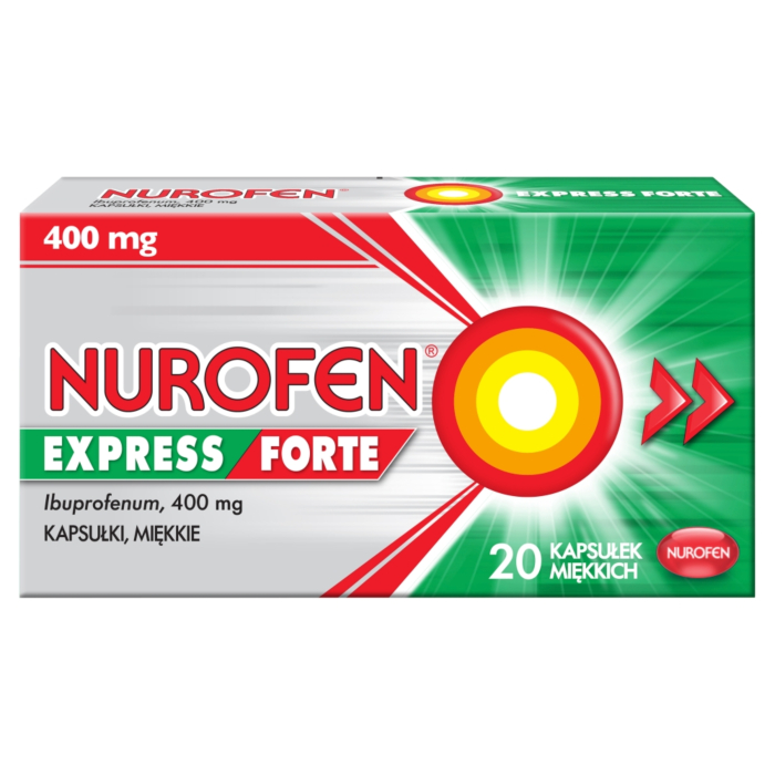 Nurofen Express Forte 400 mg, 20 kaps.