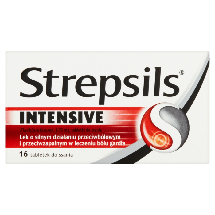 Strepsils Intensive 8,75 mg, Tabletki do ssania, 16 szt.