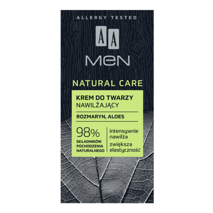 AA Men Natural Care Krem do twarzy nawilżający
