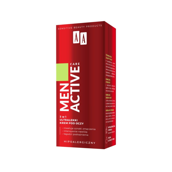 AA Men Active Care Ultralekki krem pod oczy 3w1 