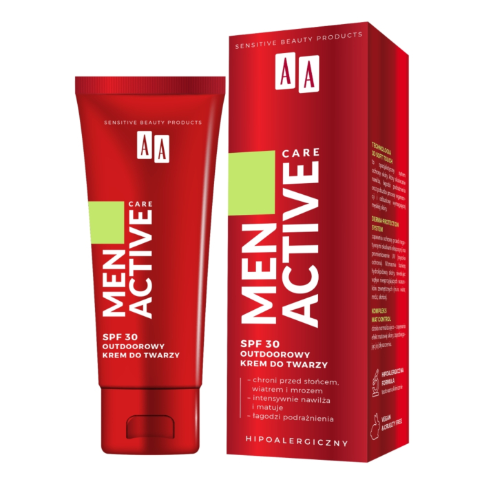 AA Men Active Care Outdoorowy krem do twarzy SPF30