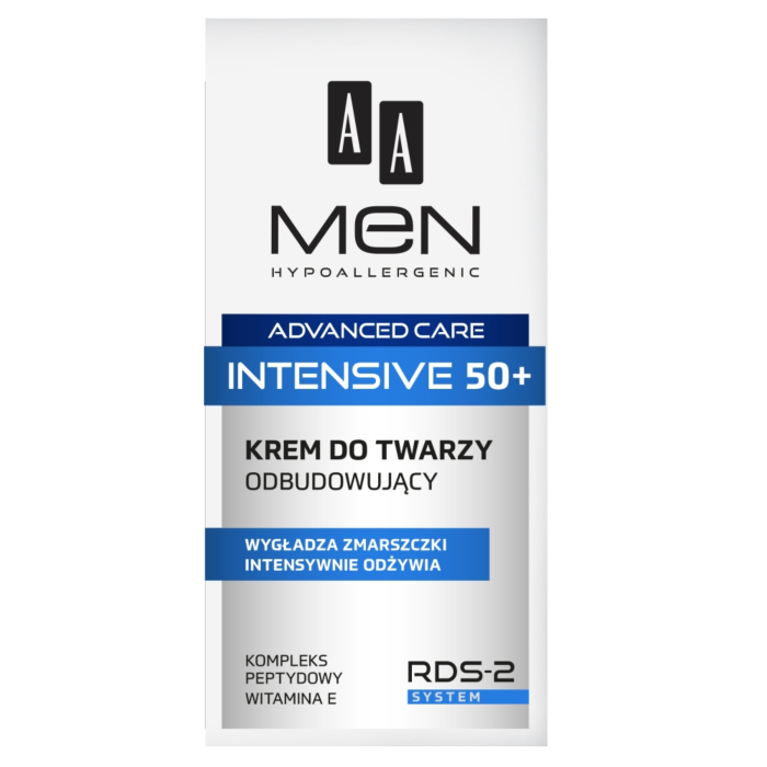 AA Men Advanced Care 50+ Intensive Krem do twarzy odbudowujący