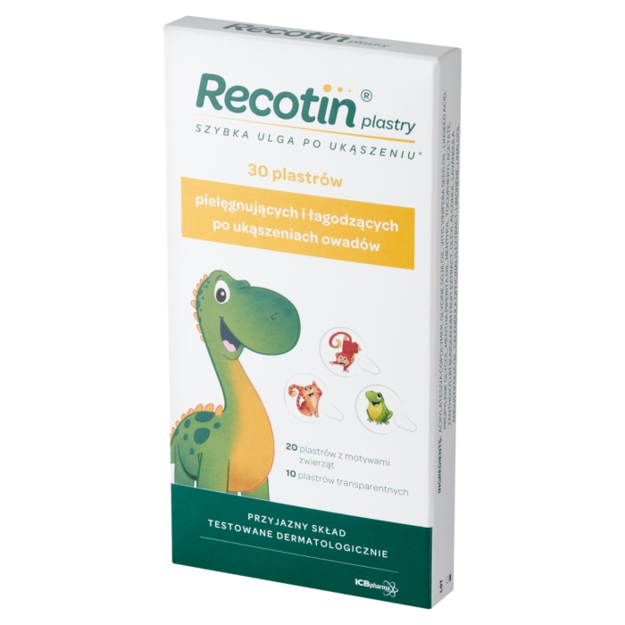 Recotin Plastry po ukąszeniach owadów łagodzące i pielęgnujące