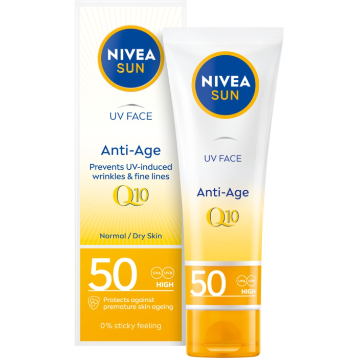 Nivea Sun Przeciwzmarszkowy Krem do twarzy z wysoką ochroną SPF50 