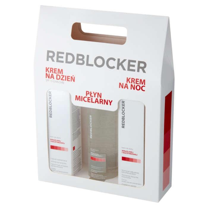 Redblocker (Krem na dzień + Krem na noc + Płyn micelarny )