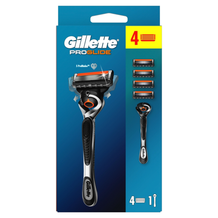 Gillette Fusion Proglide Manual Maszynka do Golenia + 4 Wkłady