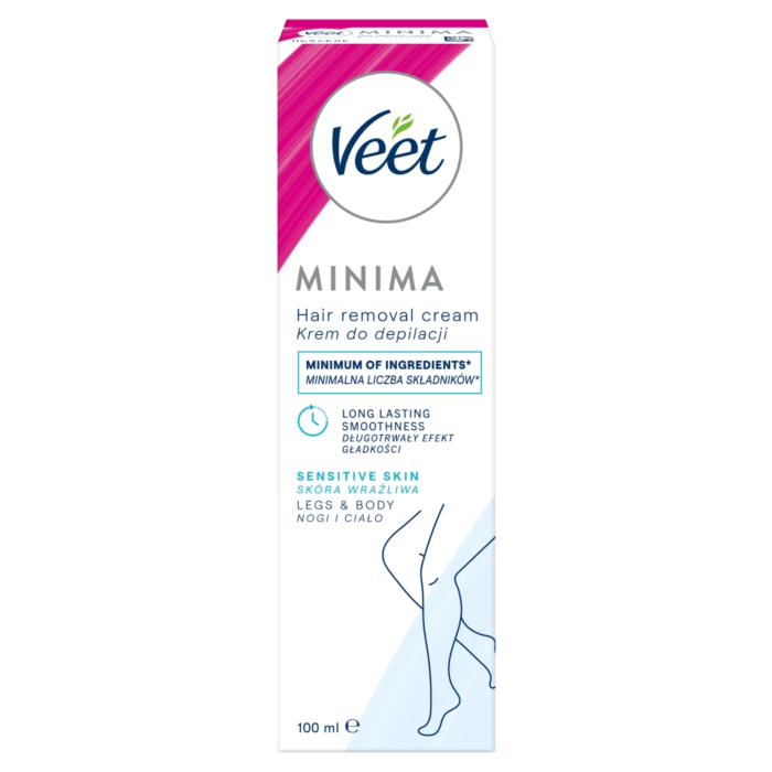Veet Krem do Depilacji z Olejkiem Migdałowym (5Min) Skóra Wrażliwa