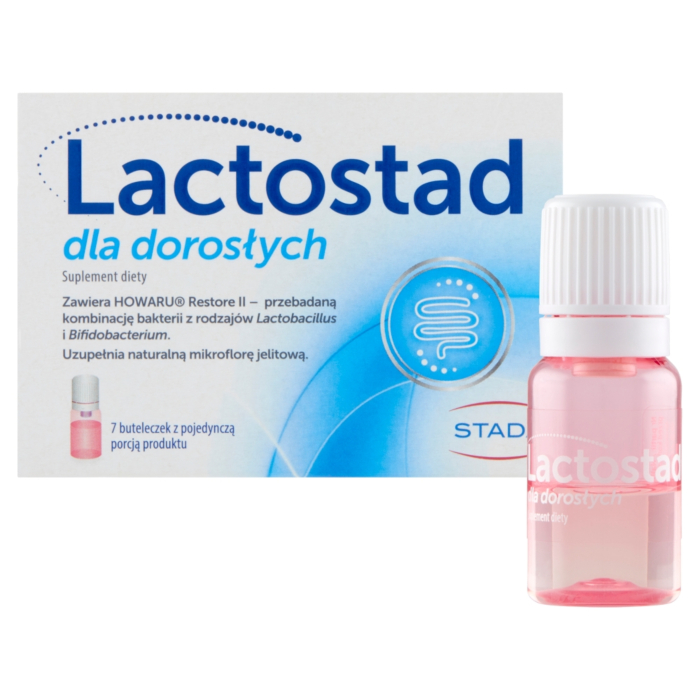 Lactostad Dla Dorosłych, Suplement diety zawierający żywe kultury bakterii, Płyn