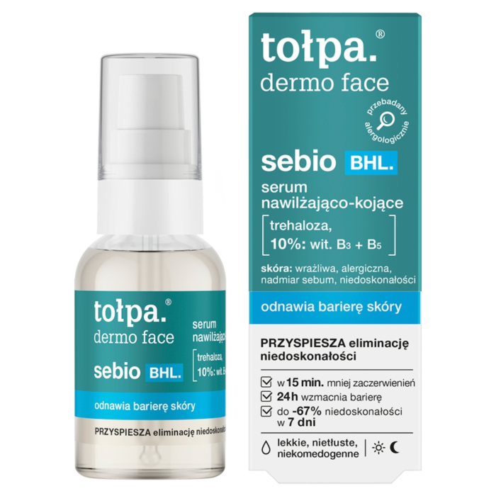 Tołpa Dermo Face Sebio BHL - Serum nawilżająco-kojące 30ml