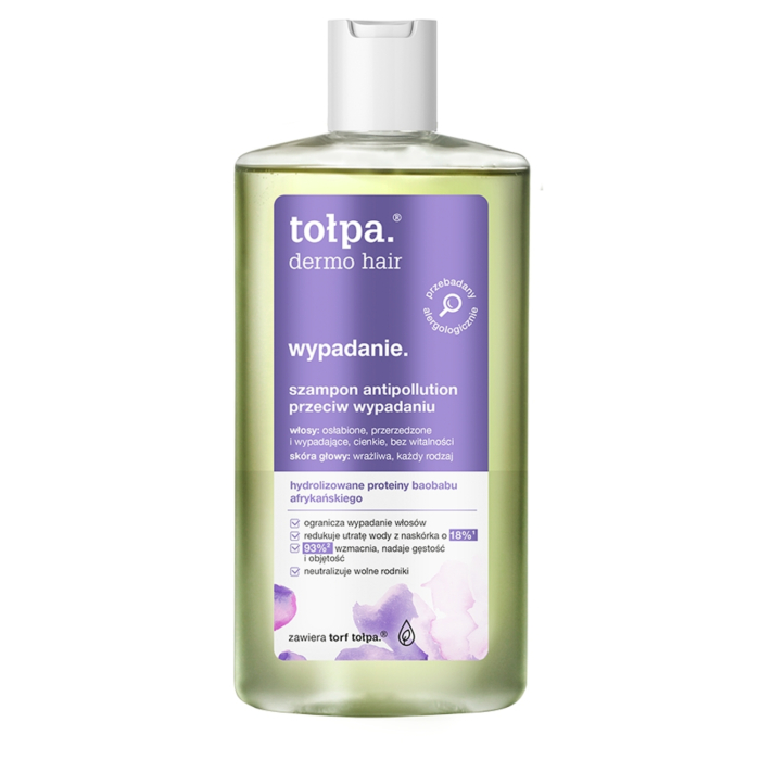 Tołpa Dermo Hair Wypadanie Szampon Antipollution przeciw wypadniu włosów