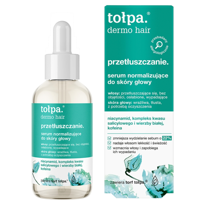 Tołpa Dermo Hair Przetłuszczanie Serum Normalizujące do Skóry Głowy