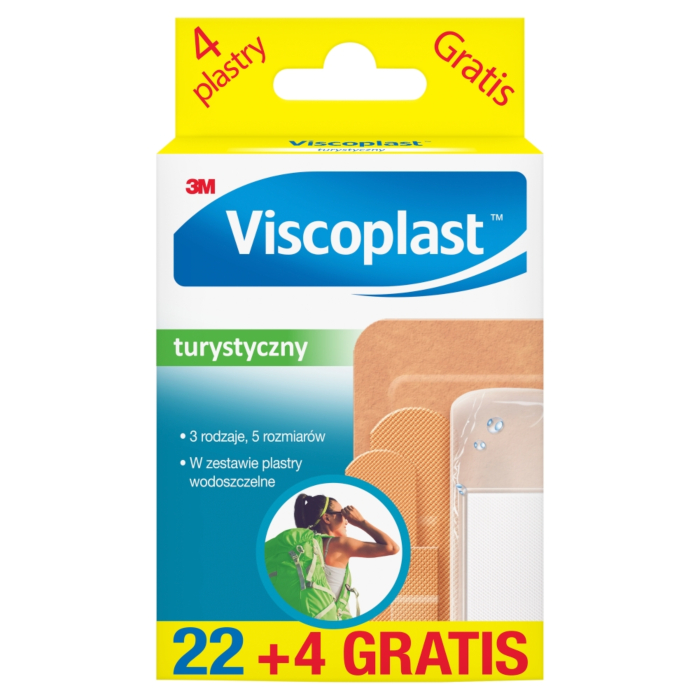 Viscoplast Turystyczny plastry zestaw 26 szt.