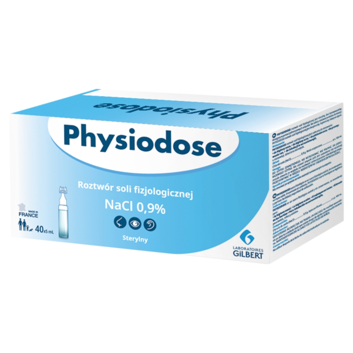 Physiodose Roztwór Soli Fizjologicznej NaCl 0.9% 40 Ampułek