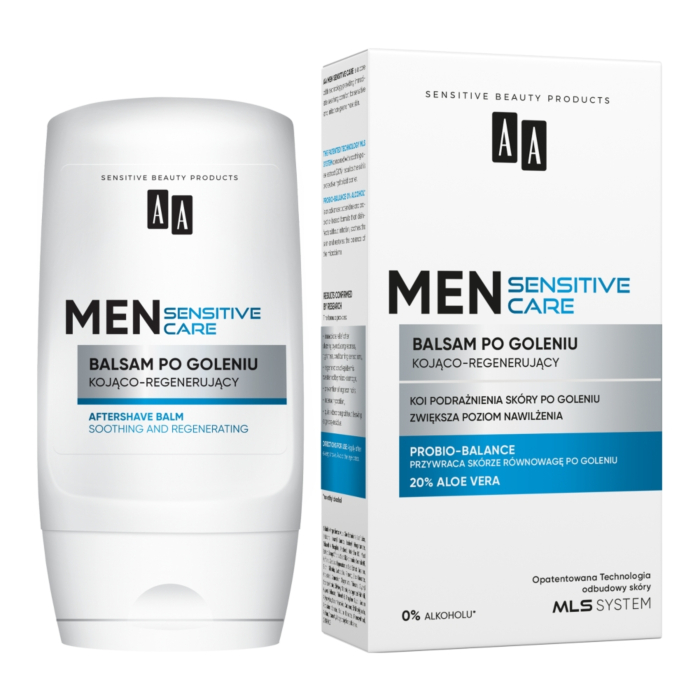 AA Men Sensitive Balsam po goleniu kojąco-nawilżający do skóry bardzo wrażliwej