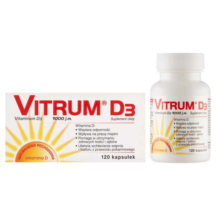 Vitrum D3 1000 j.m., Kapsułki