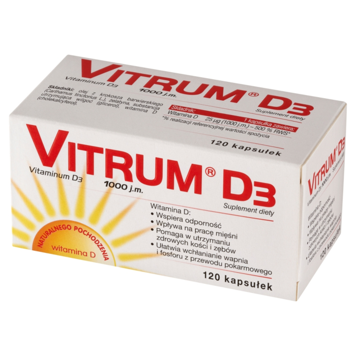 Vitrum D3 1000 j.m., Kapsułki