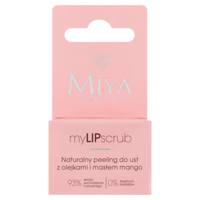 Miya Mylipscrub Naturalny Peeling do ust z Olejkami i Masłem Mango