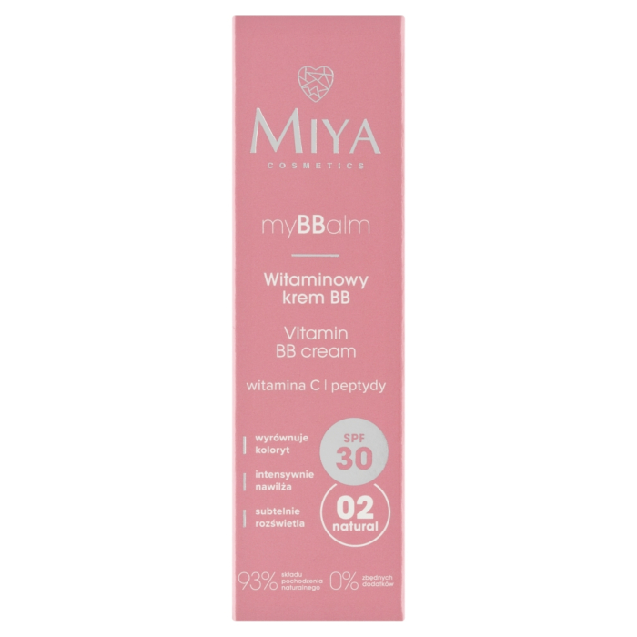 Miya myBBalm BB SPF30 - Witaminowy krem BB SPF30 02 Natural 30ml