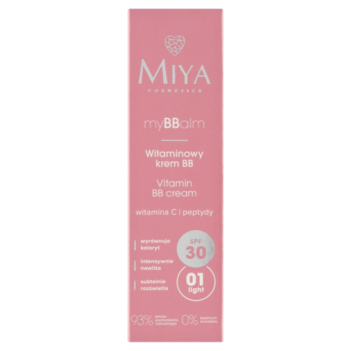 Miya myBBalm BB SPF30 - Witaminowy krem BB SPF30 01 Light 30ml