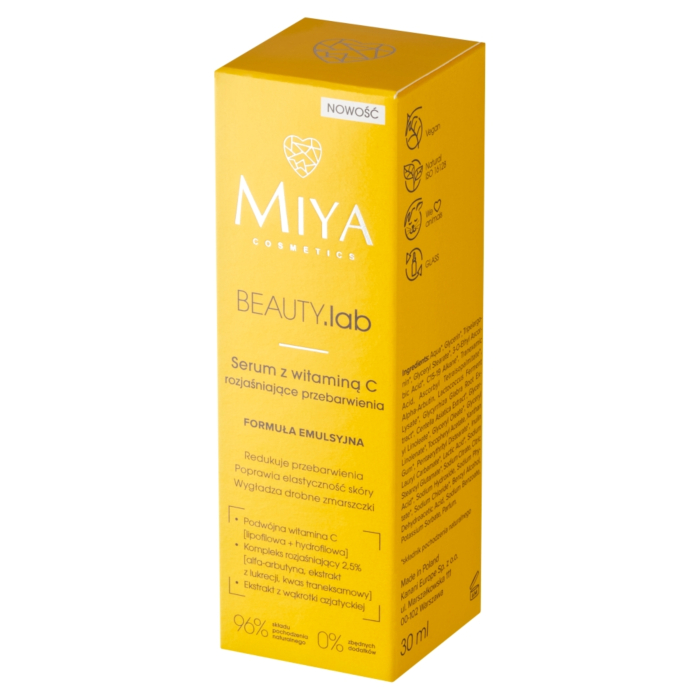 Miya BEAUTY.lab Wit.C -  Serum z witaminą C rozjaśniające przebarwienia 30ml