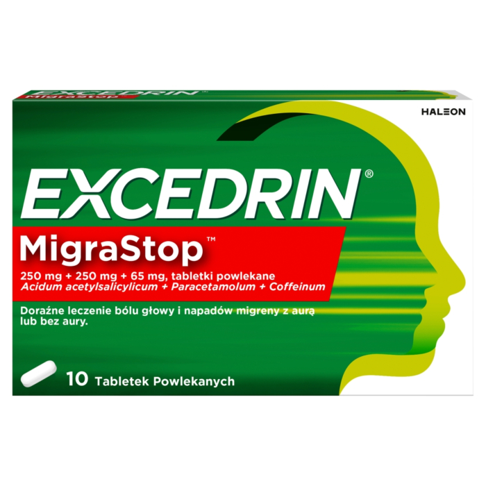 Excedrin MigraStop  250 mg + 250 mg + 65 mg  10 tabl.