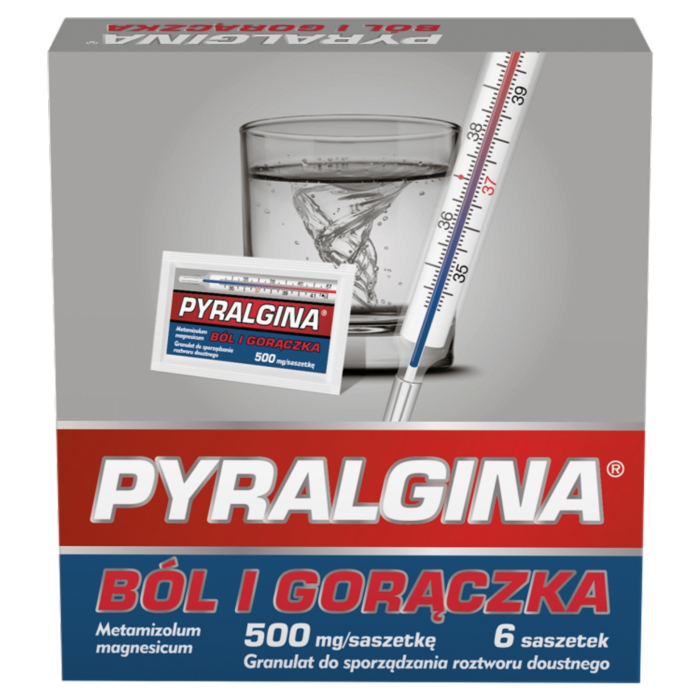 Pyralgina Gorączka 500 mg 6 Saszetek