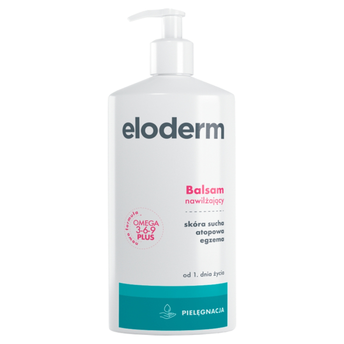 Eloderm, Balsam nawilżający do ciała od 1. dnia życia, Skóra sucha, atopowa, egzema