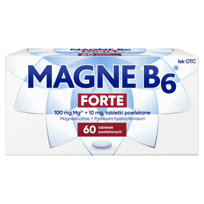 Magne B6 Forte 100mg+10mg, 60 tabl. powl.