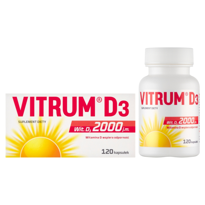 Vitrum D3 2000 Kapsułki, 120 szt.