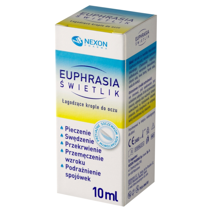 Euphrasia Świetlik, Łagodzące krople do oczu