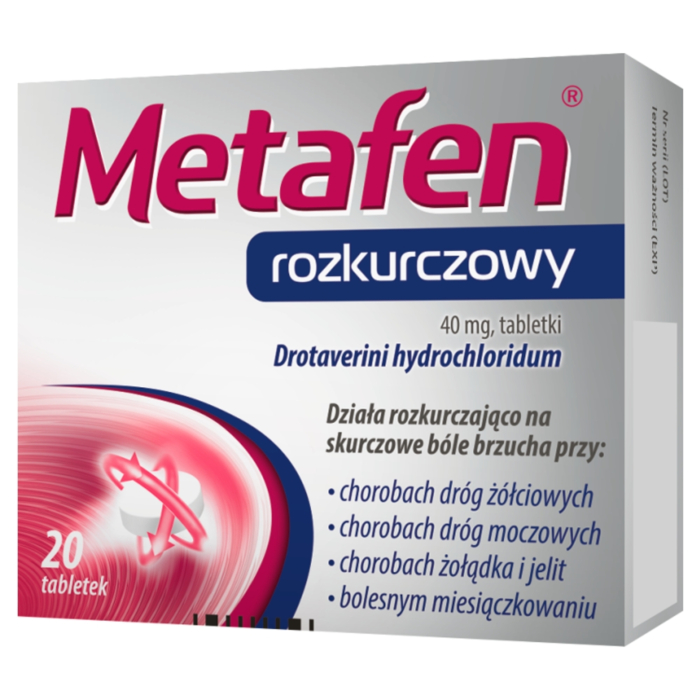 Metafen rozkurczowy 40 mg 20 tabl.