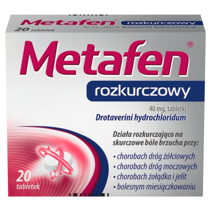 Metafen rozkurczowy 40 mg 20 tabl.
